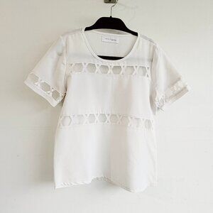 Tokyo Fashion White Short-Sleeve Top